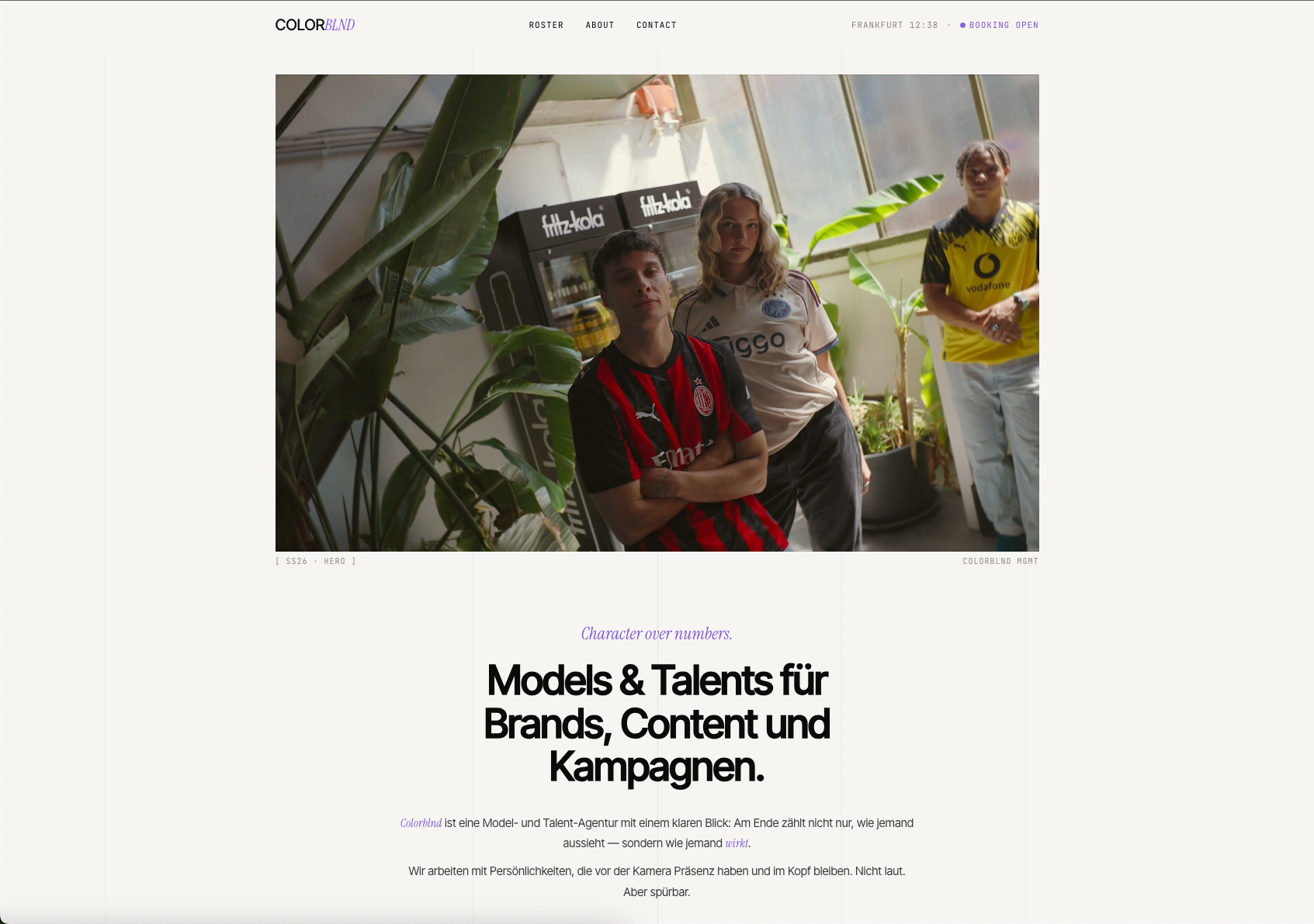 Colorblnd Mgmt — Website Case Study von Full Square Studios