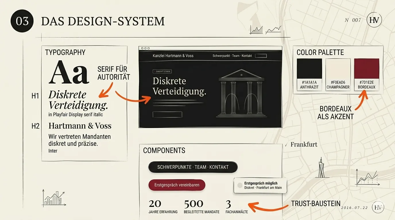Kanzlei Hartmann & Voss — Design-System